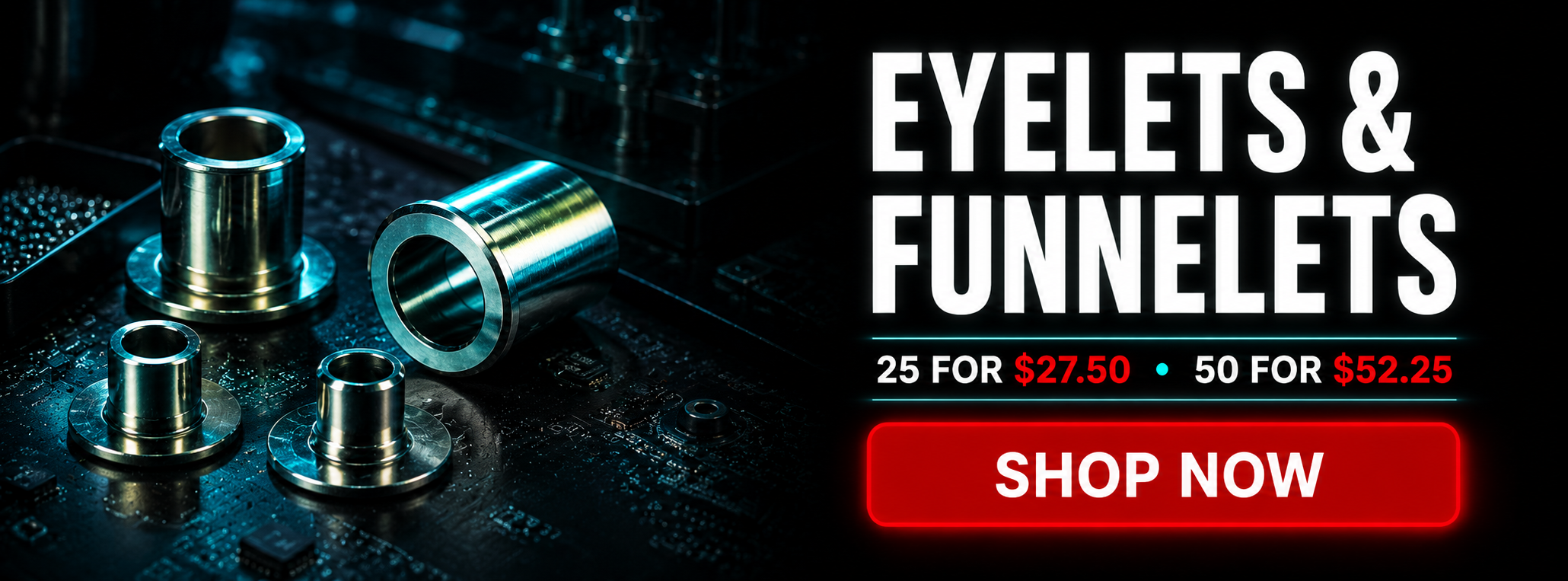 Eyelet & Funnelets Sale